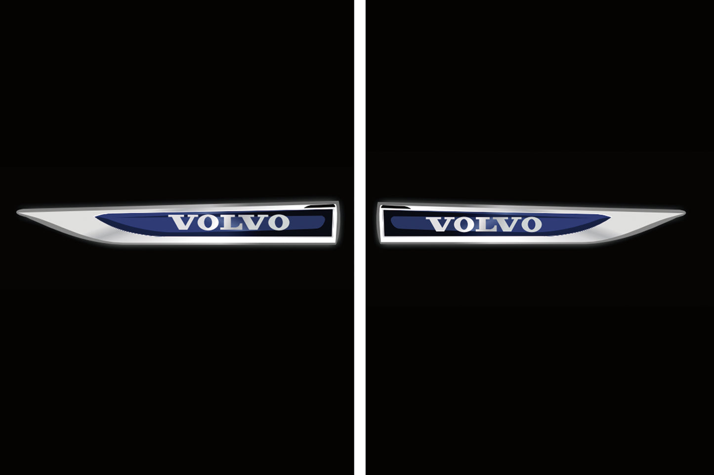 Volvo LOGO PROJECROTR LIGHTS Nr.139 (quantità 1 = 2 logo film / 2 luci porta)