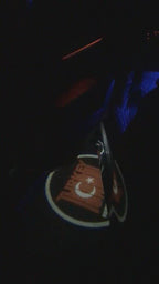 Turkey Türkiye  National Flag  logo (quantity 1 = 1 sets / 2 logo film /  Can replace of lights  other logos )