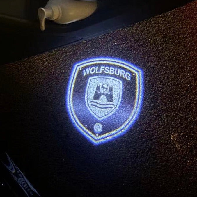 Volkswagen Türleuchten Logo Nr. 162 (Menge 1 = 2 Logofolie / 2 Türleuchten)