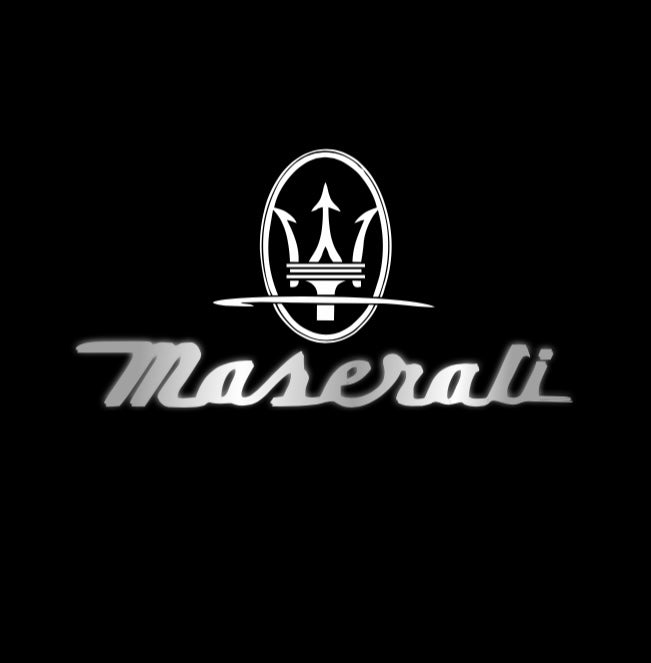 Maserati LOGO PROJECROTR LIGHTS Nr.01 (quantità 1 = 1 set / 2 luci porta)