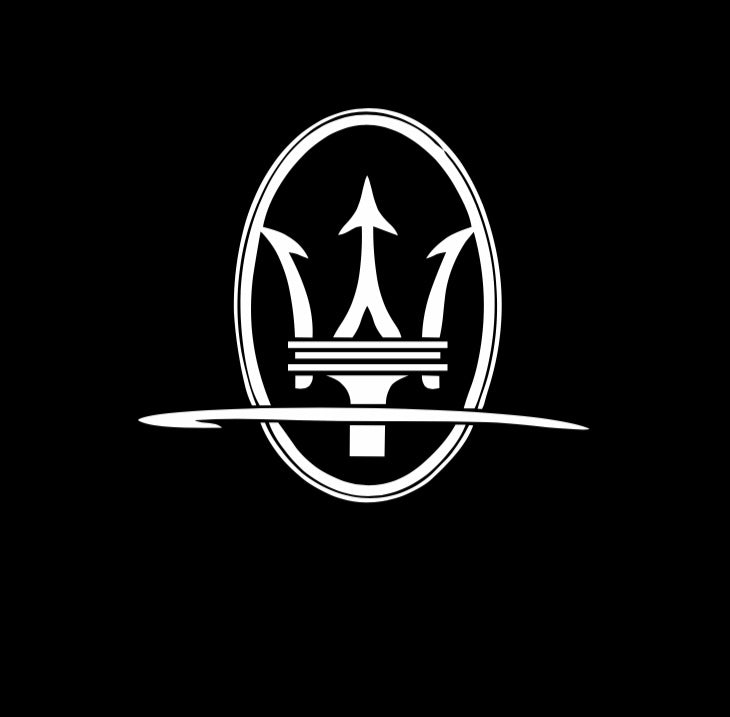 Maserati LOGO PROJECROTR LIGHTS Nr.01 (quantità 1 = 1 set / 2 luci porta)