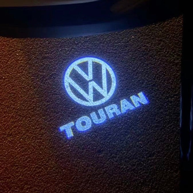 Volkswagen Door lights TOURAN Logo  Nr. 162 ( quantity 1 = 2 logo film / 2 door lights)
