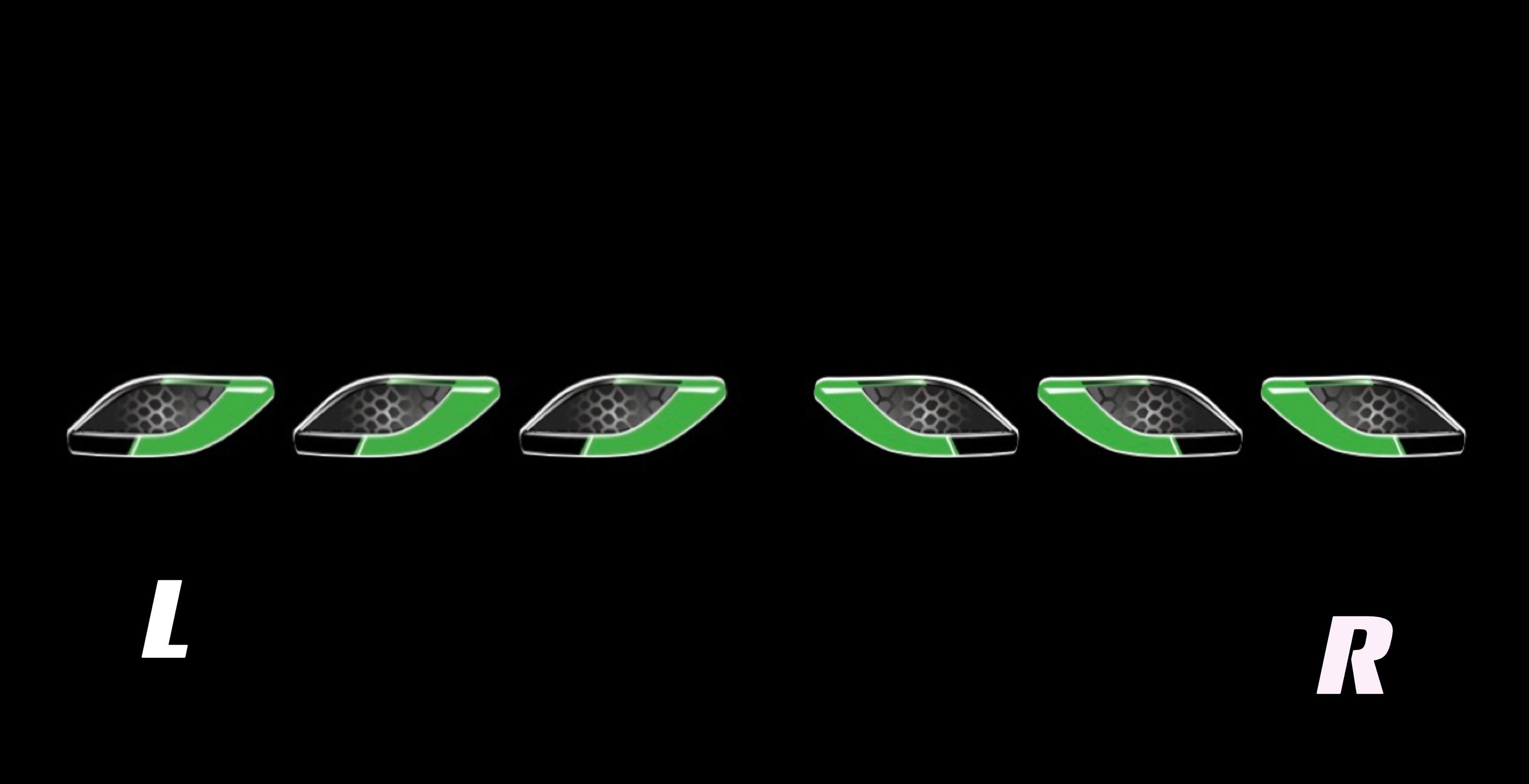 Maserati LOGO PROJECROTR LIGHTS Nr.01 (quantità 1 = 1 set / 2 luci porta)