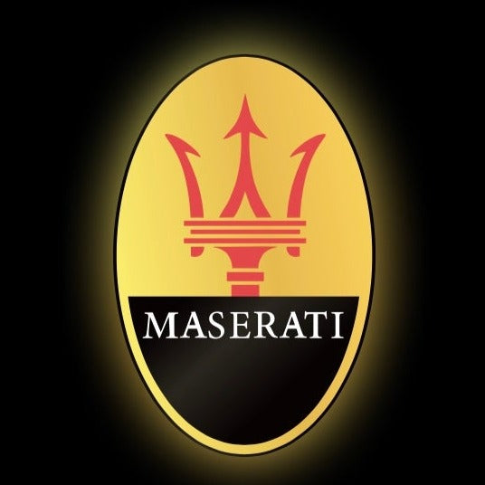 LUCES Maserati LOGO PROJECROTR Nr.01 (cantidad 1 = 1 juegos / 2 luces de puerta)