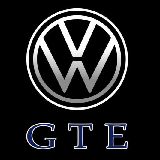 أضواء أبواب فولكس فاجن شعار GTE Nr. 44 (الكمية 1 = 2 Logo Films / 2 Door Lights