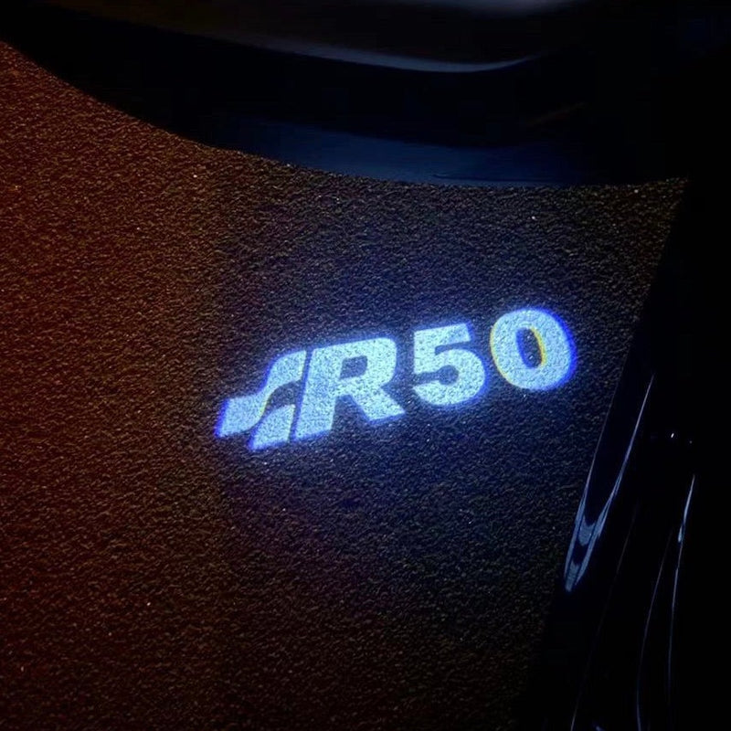 Volkswagen R50 Luci porta Logo Nr. 141 (quantità 1 = 2 logo Film / 2 luci porta)
