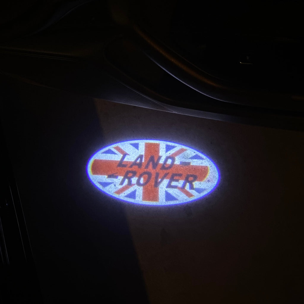 Land Rover  ORIGINAL  LOGO PROJECROTR LIGHTS Nr.1147 (quantity 1 = 1 sets/2 door lights)