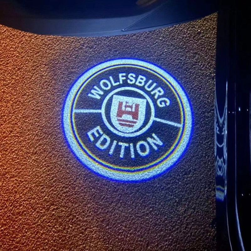 Volkswagen Door lights Logo Nr. 162 (quantità 1 = 2 pellicole logo / 2 luci porta)