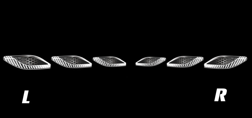 Maserati LOGO PROJECROTR LIGHTS Nr.01 (quantità 1 = 1 set / 2 luci porta)