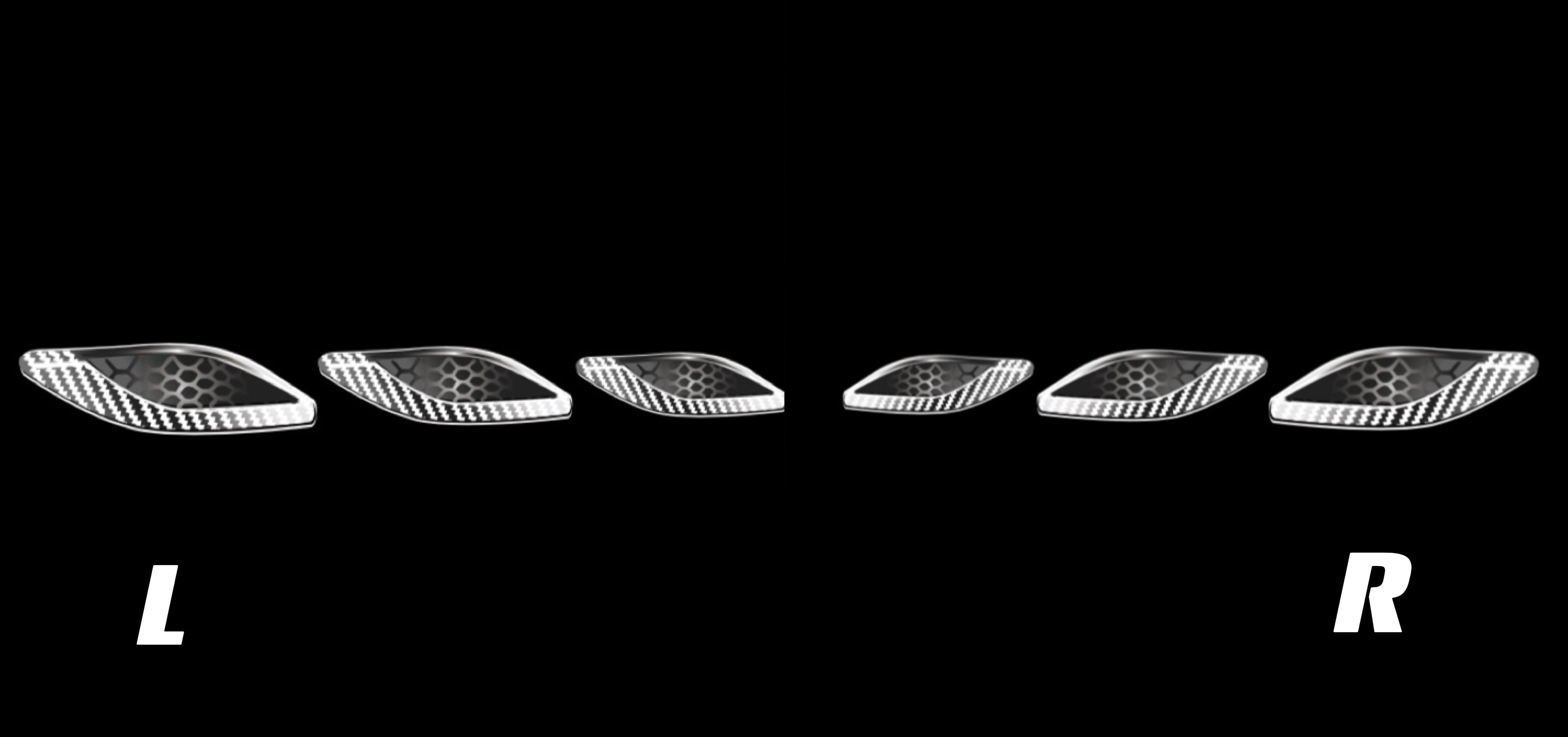 Maserati LOGO PROJECROTR LIGHTS Nr.01 (quantità 1 = 1 set / 2 luci porta)