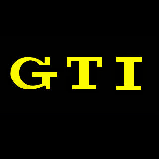 Volkswagen Türleuchten GTI Logo Nr. 48 (Menge 1 = 2 Logofolien /2 Türleuchten)