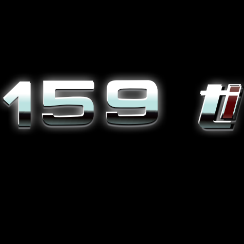 LUCI PROIETTORI LOGO Alfa Romeo 159 TI Nr.36 (quantità 1 = 2 Logo Film / 2 luci porta)