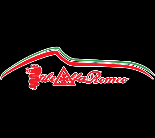 Alfa Romeo LOGO PROJECTOT LIGHTS Nr.108 (quantità 1 = 2 Logo Film / 2 luci porta)