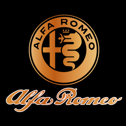 Alfa Romeo LOGO PROJECTOT LIGHTS Nr.16 (quantité 1 = 2 Logo Film / 2 feux de porte)