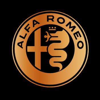 Alfa روميو LOGO مشروع الاضواء Nr.15 (الكمية 1 = 2 Logo Film / 2 oP lights)