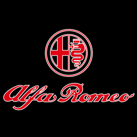 LUCI PROIETTORI LOGO Alfa Romeo Nr.10 (quantità 1 = 2 Logo Film / 2 luci porte)