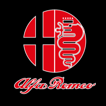 Alfa Romeo RED COLOR  LOGO PROJECTOT LIGHTS Nr.11 (quantity  1 =  2 Logo Film /  2 door lights)