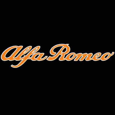 Alfa Romeo ORANGE COLOR LOGO PROJECTOT LIGHTS Nr.06 (quantity  1 =  2 Logo Film /  2 door lights)