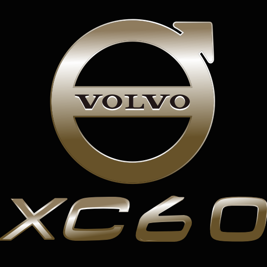 Volvo LOGO PROJECTOR LIGHTS Nr.118 (Menge 1 = 2 Logo Film / 2 Türlichter)