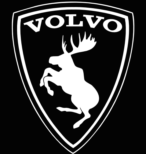Volvo Milu deer  LOGO PROJECROTR LIGHTS Nr.78 (quantity  1 =  2 Logo Film /  2 door lights)