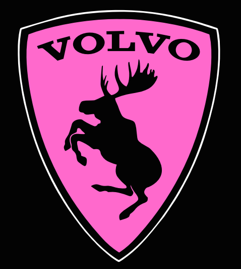 Volvo LOGO PROJECROTR LIGHTS Nr.77 (Menge 1 = 2 Logo Film / 2 Türleuchten)