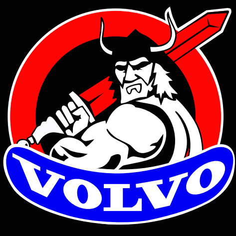 Volvo LOGO PROJECROTR LIGHTS Nr.75 (Menge 1 = 2 Logo Film/2 Türleuchten)