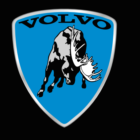 Volvo Milu deer LOGO PROJECROTR LIGHTS Nr.73 (quantity  1 =  2 Logo Film /  2 door lights)