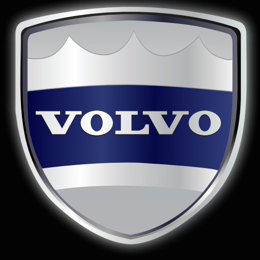 Volvo LOGO PROJECRTR LIGHTS Nr.58 (Menge 1 = 2 Logo Film / 2 Türlichter)