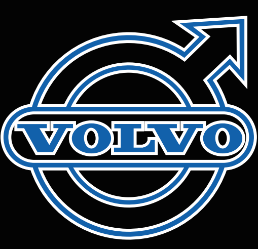 Volvo LOGO PROJECROTR LIGHTS Nr.57 (Menge 1 = 2 Logo Film / 2 Türleuchten)