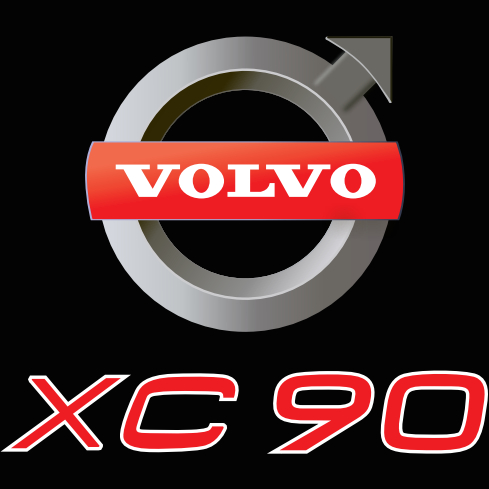 XC 90 LOGO PROJECROTR LIGHTS Nr.12 (Menge 1 = 2 Logo Film / 2 Türleuchten)