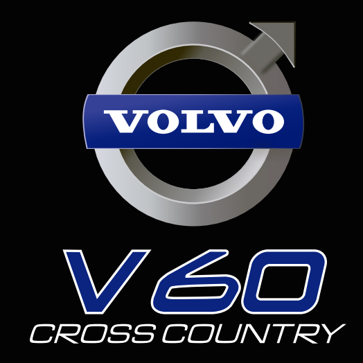 Volvo V 60 LOGO PROJECROTR LIGHTS Nr.10  (quantity  1 =  2 Logo Film /  2 door lights)