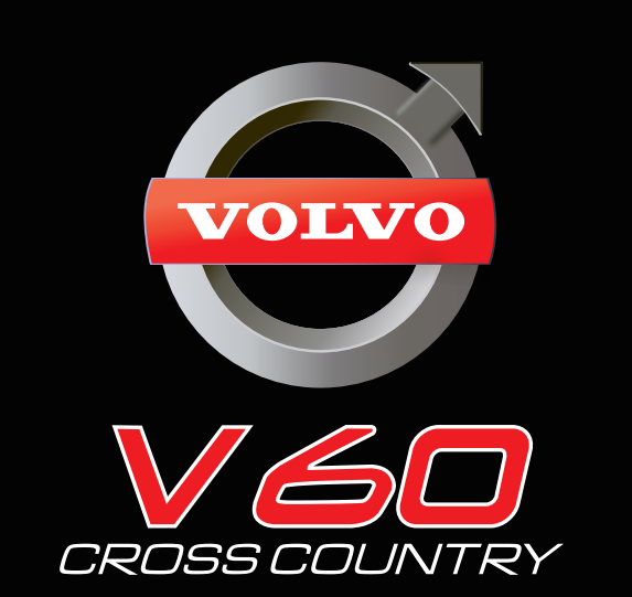 Volvo V60 LOGO PROJECROTR LIGHTS Nr.09  (quantity  1 =  2 Logo Film /  2 door lights)