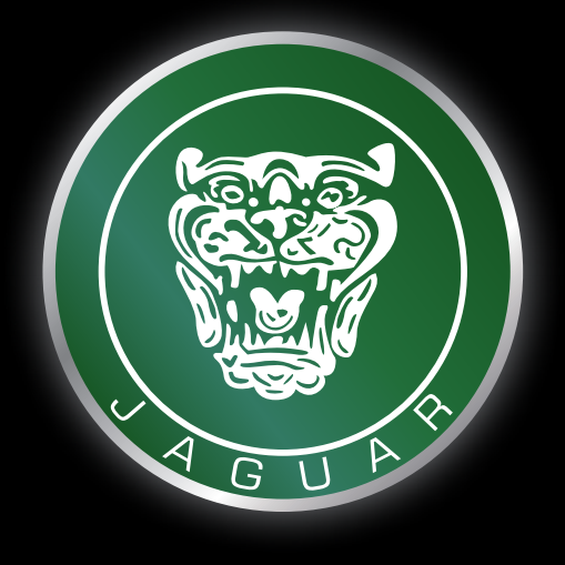 JAGUAR Green Color LOGO PROJECROTR LIGHTS Nr.16 (quantity 1 = 1 sets/2 door lights)